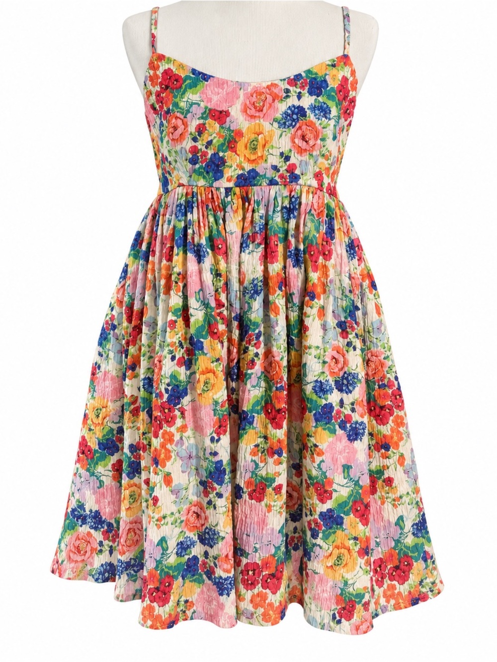 Anthropologie Corey Lynn Calter Daybreak Floral Plissé Babydoll Dress S poof